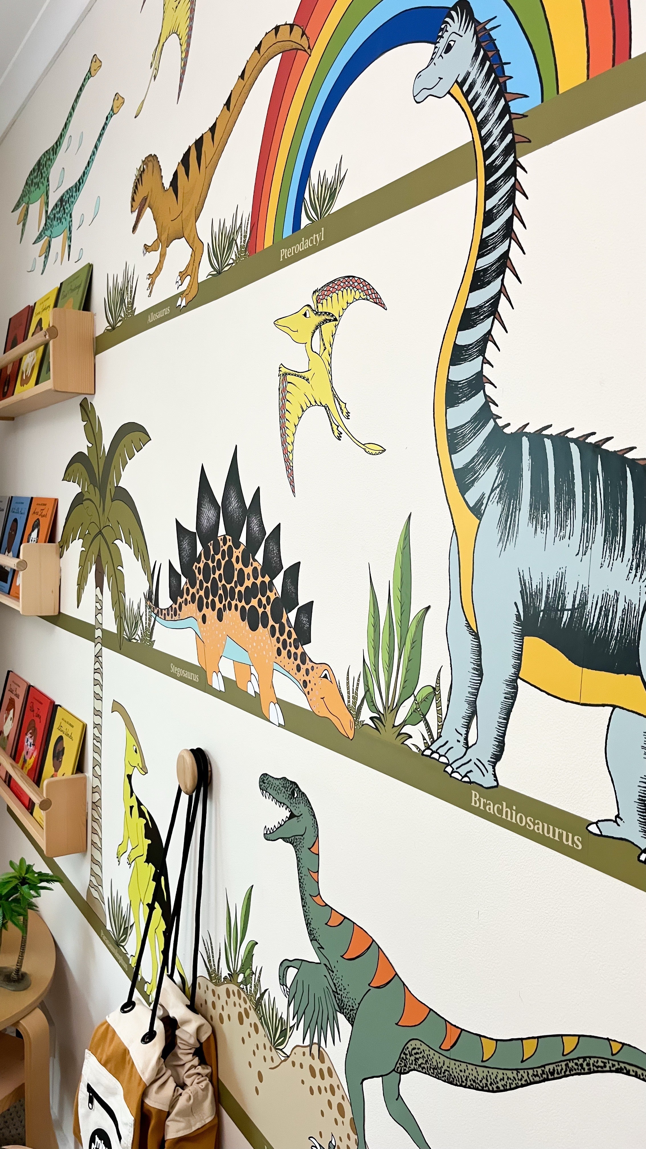 Decals DINOSAUR LEARN NAME CHART