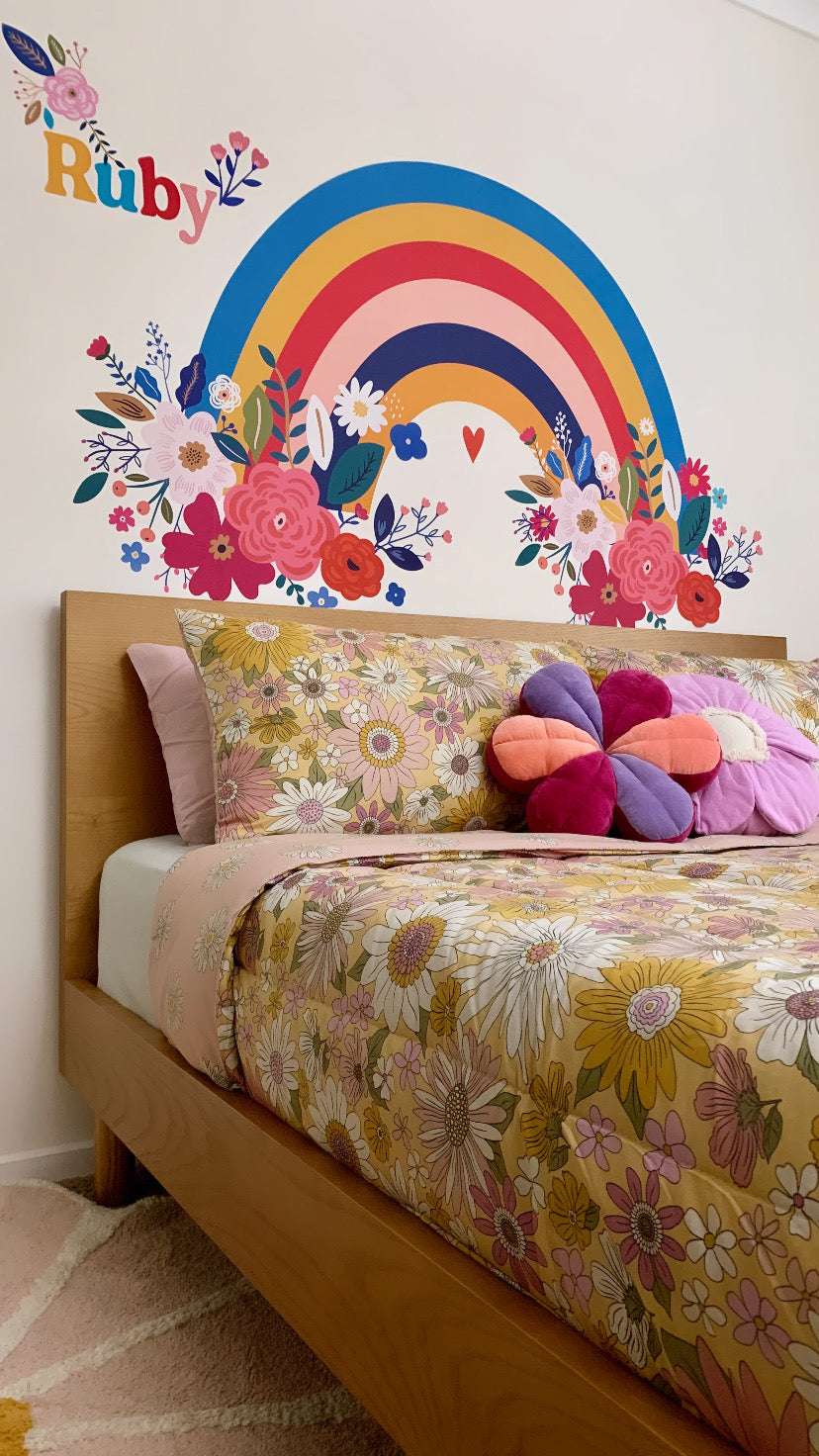 Decals Rainbow Blossom - Personalised