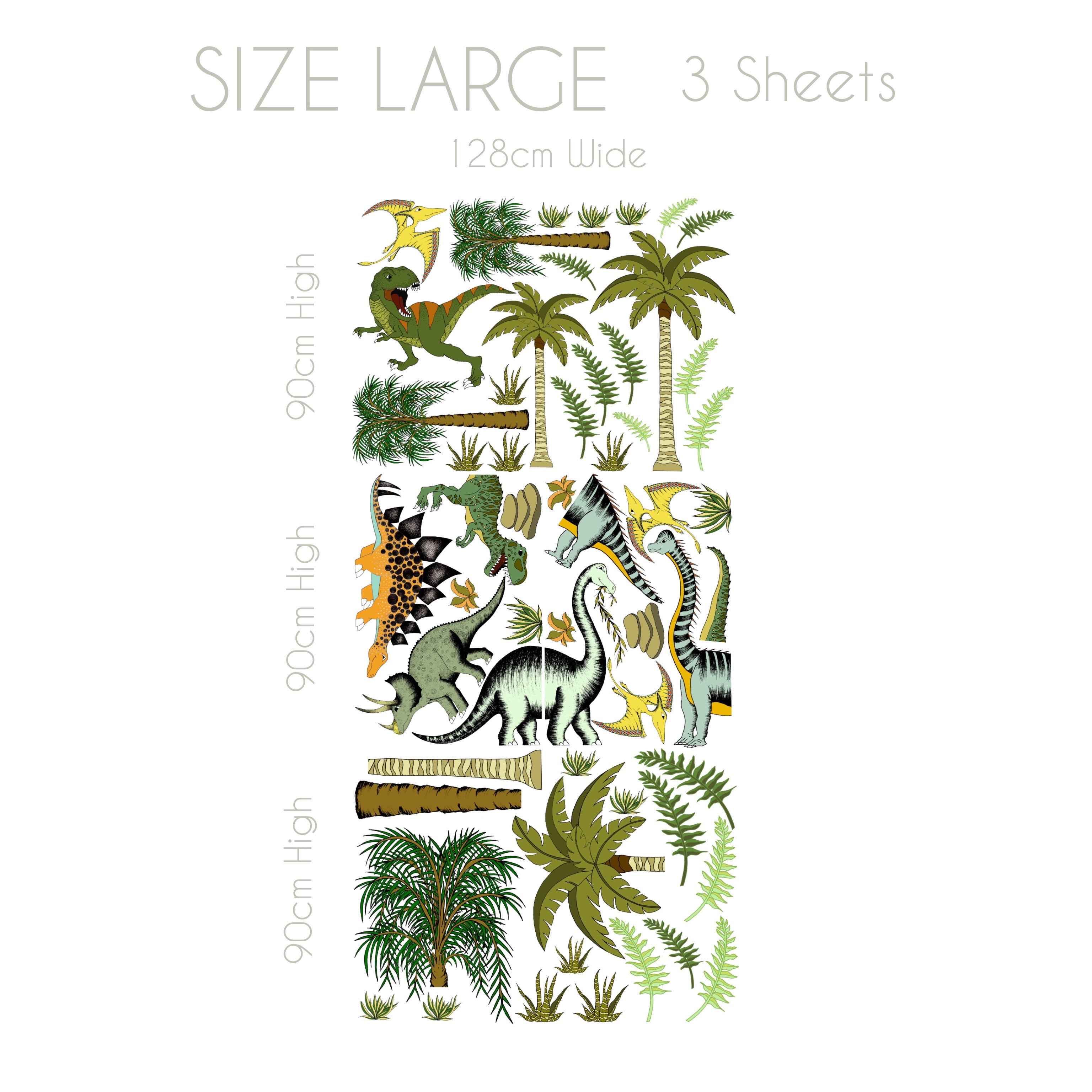 Decals - Bundle Pack Dinosaurs In The Jungle