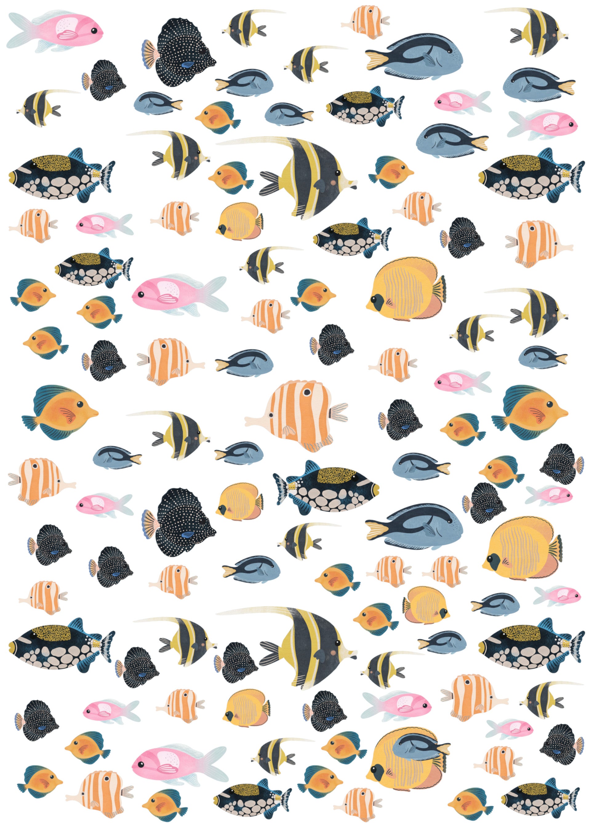 Decal Mini - Exotic Fish