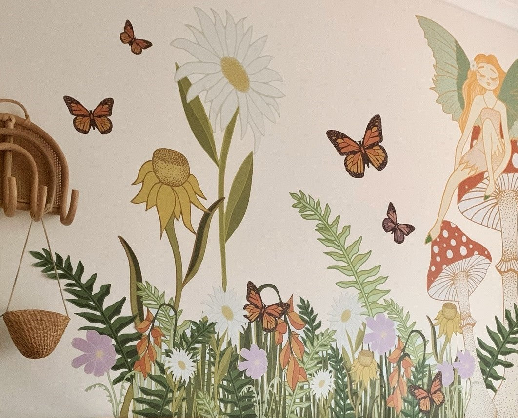 Decal Enchanted Garden / Flower Border