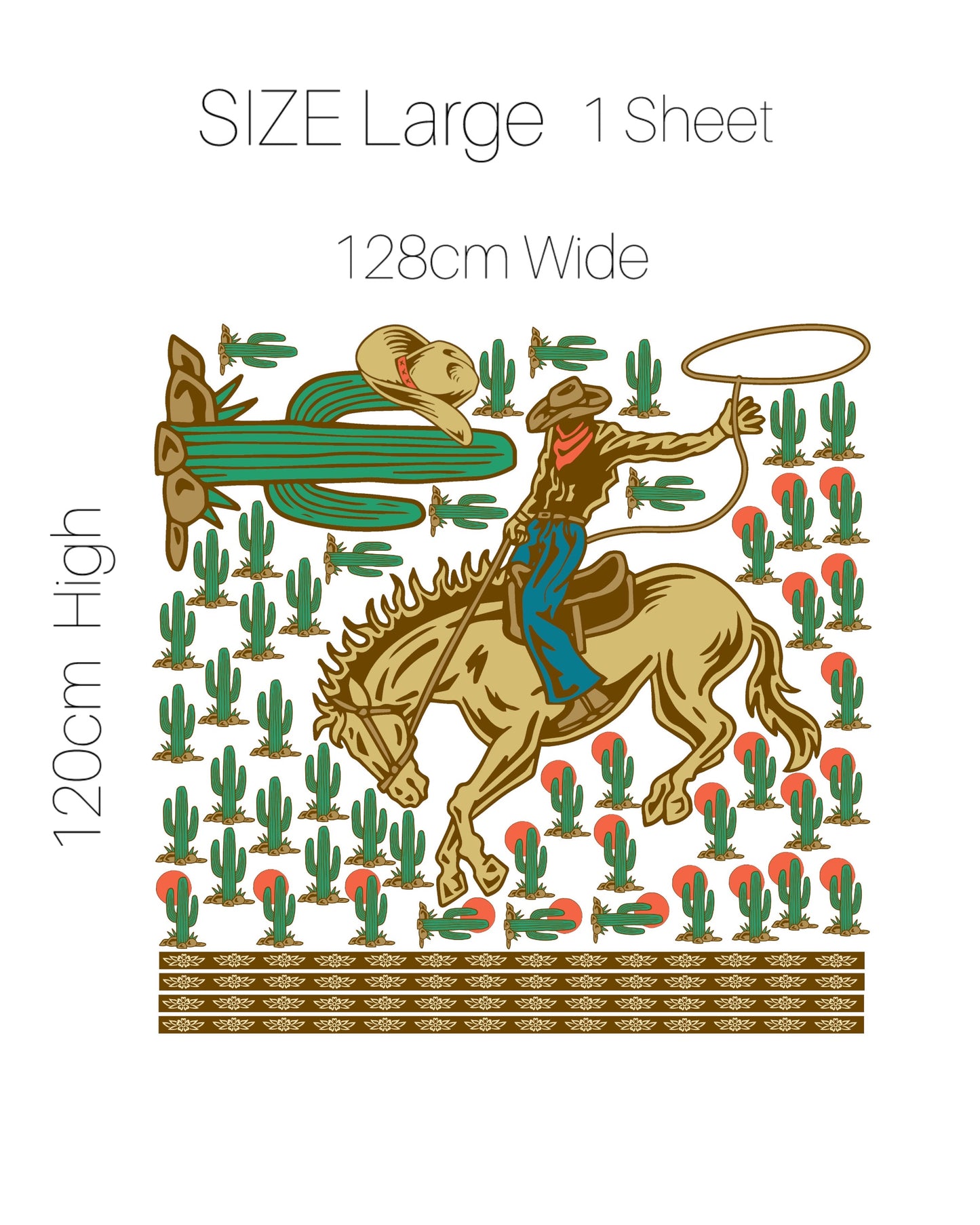 Decals - Western Collection Super Sized Cowboy