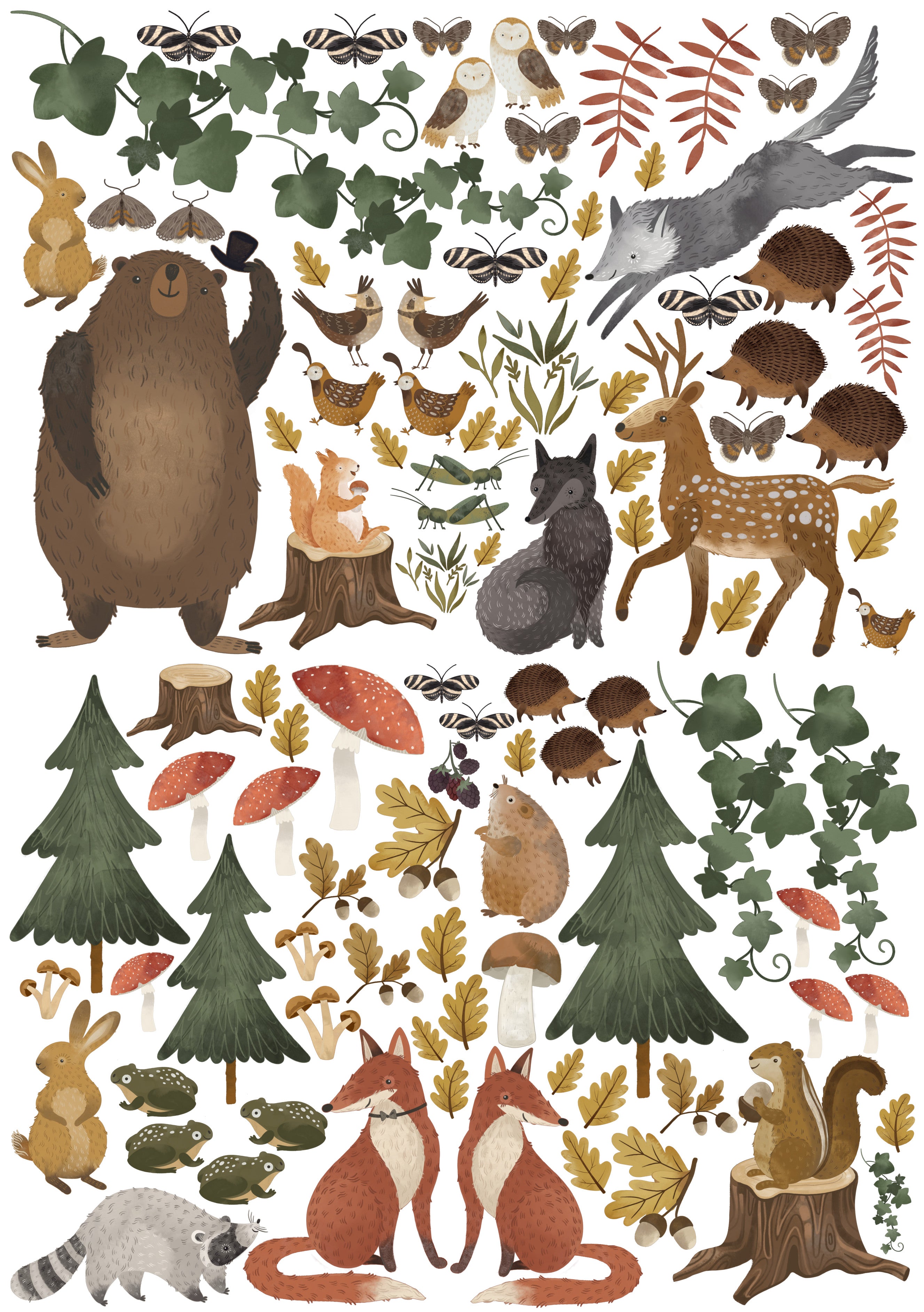 Woodland Decals