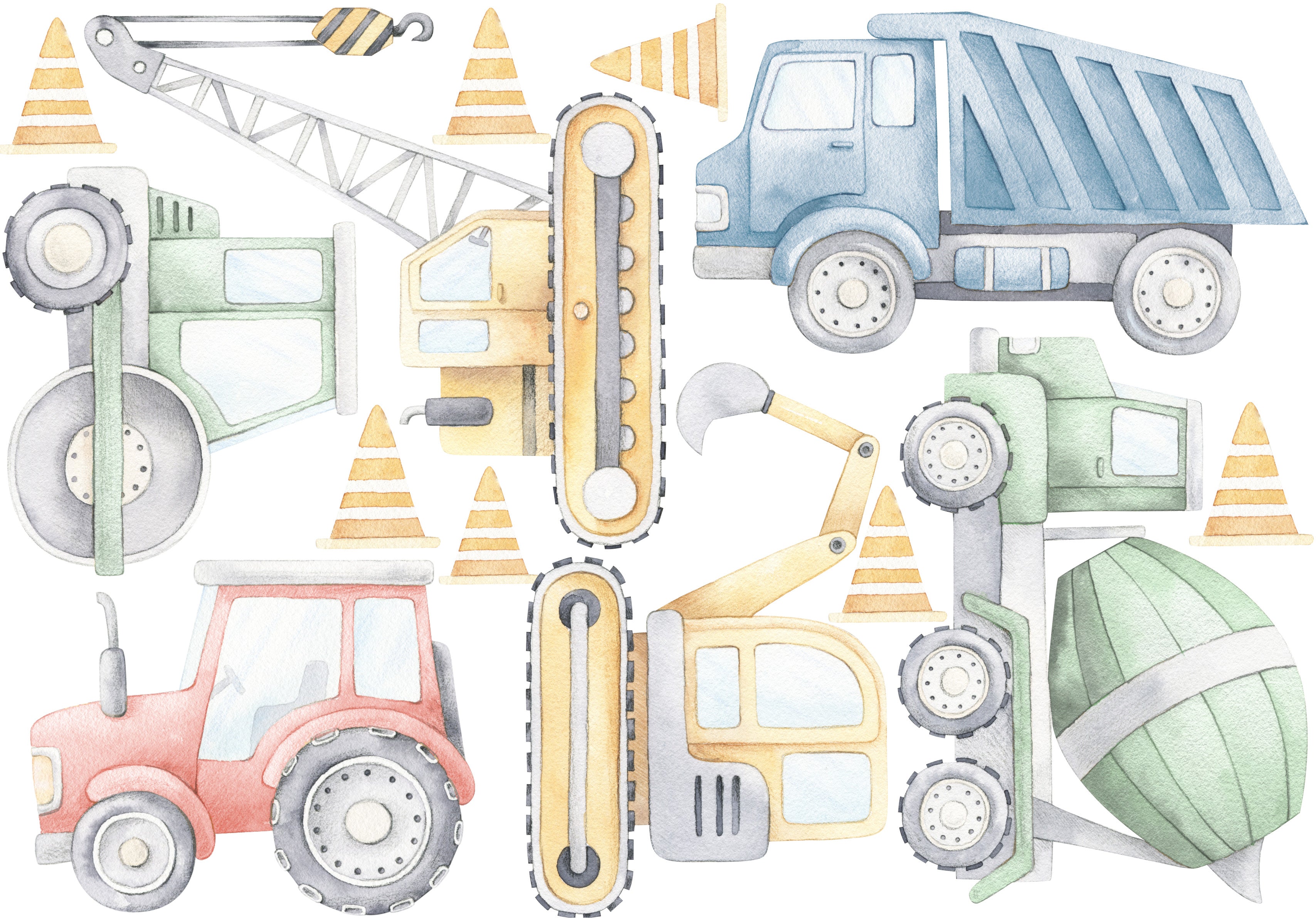 Decals - Construction Trucks