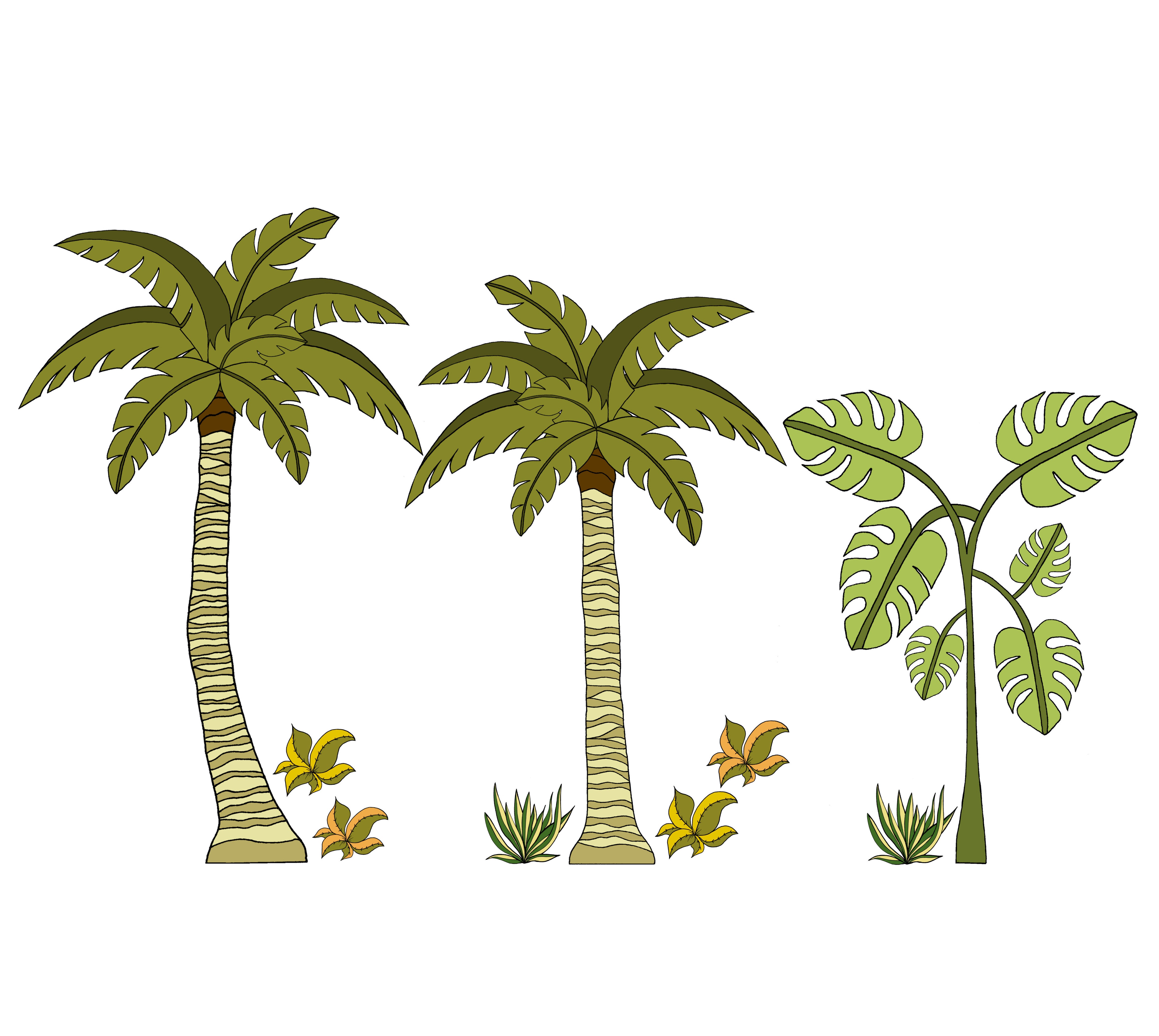 Decal Jungle Palm Pack