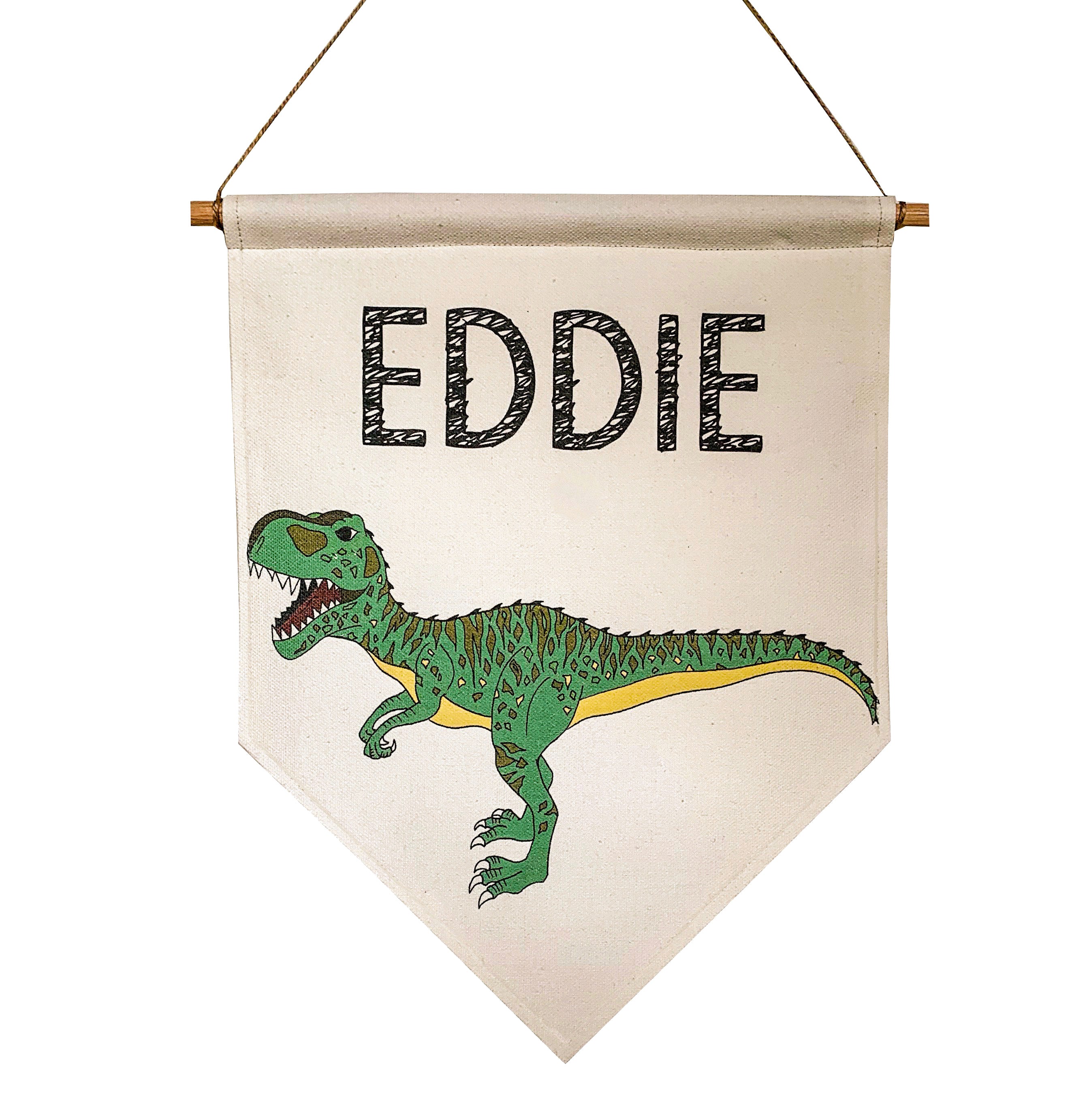 Personalised Dinosaur Name Banner - Giganotosaurus